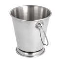 MINI CUBITERAS 'ARTINOX' Ø 12x12 CM PLATEADO INOX (12 UNID.)