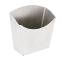 CAJETILLA PARA FRITOS S 'ARTINOX' 9x5,1x12,1 CM PLATEADO INOX (12 UNID.)