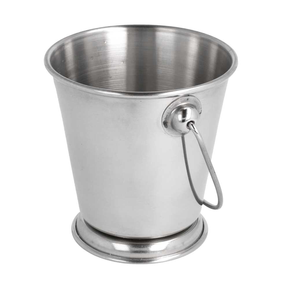 MINI CUBITERAS 'ARTINOX' Ø 9x9 CM PLATEADO INOX (12 UNID.)