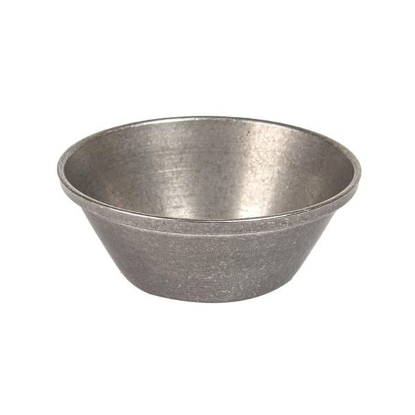 BOLES PARA SALSAS 'ARTINOX' 40 ML 6,2x2,5 CM PLATEADO INOX (6 UNID.)