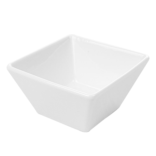 RAMEQUINES 'AKALA' 90 ML 7,3x7,3x4,1 CM BLANCO PORCELANA (12 UNID.)