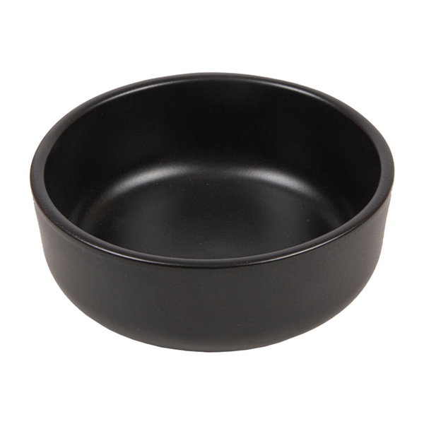 Recipientes De Loza Para Ensalada 812 Ml Ø17,1X5,38 Cm Negro Cerámica (8 Unid.)