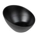 Boles Asimétricos 'Asami Ware' Ø 16X10,4 Cm Negro Melamina (6 Unid.)