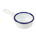 MINI OLLAS 'ENAMELWARE' 50 ML 13,7x7x2,9 CM BLANCO HIERRO ESMALTADO (6 UNID.)