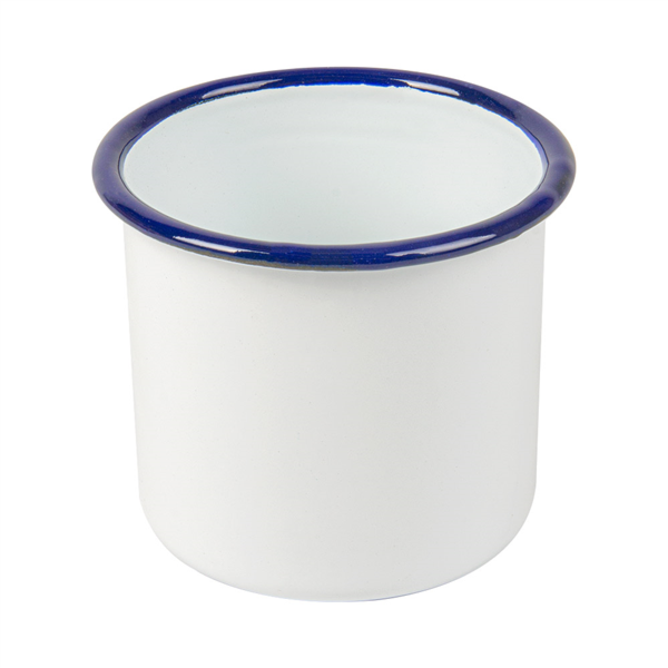 Boles 'Enamelware' 350 Ml Ø 8X8 Cm Blanco Hierro Esmaltado (6 Unid.)