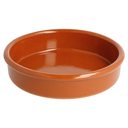 RECIPIENTES DE LOZA PARA CREMA CATALANA 220 ML Ø 12x2,6 CM MARRÓN ROJIZO CERÁMICA (44 UNID.)
