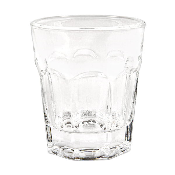 MINI VASOS APILABLES 'WAKI GLASS' 50 ML 1,7 OZ Ø4,5x5,5 CM TRANSPARENTE CRISTAL (72 UNID.)