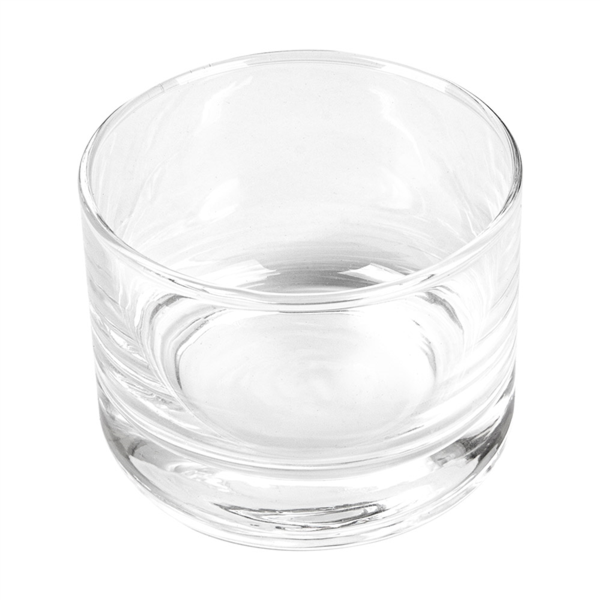 MINI VASO REDONDO 120 ML 4 OZ Ø6,7x5 CM TRANSPARENTE CRISTAL (72 UNID.)