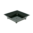 RECIPIENTES REUTILIZABLES APERITIVOS "CUADRADOS" 36 ML 6,3x6,3x1,5 CM NEGRO PS (720 UNID.)