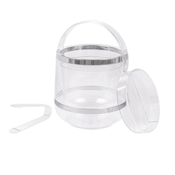 Cubitera Ø 19X19 Cm Transparente Acrílico (1 Unid.)