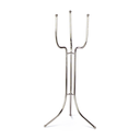 Pie Cubitera Americano 33X27X76 Cm Plateado Acero (1 Unid.)