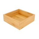 Caja Para Buffet 15,5X15,5X5 Cm Natural Bambú (1 Unid.)