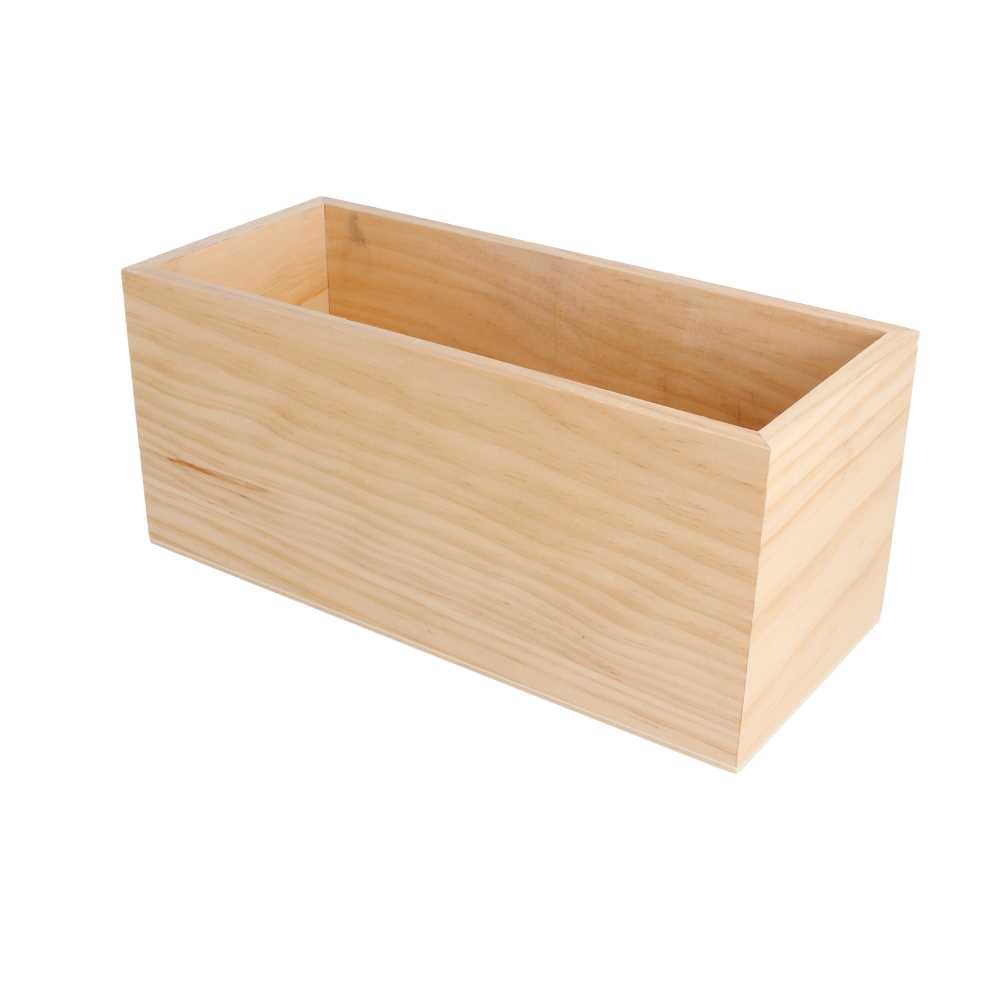 Caja Presentación Condimentos 23X10X10 Cm Natural Madera (1 Unid.)