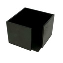 Servilletero 13,5X13,5X10 Cm Negro Bambú (1 Unid.)