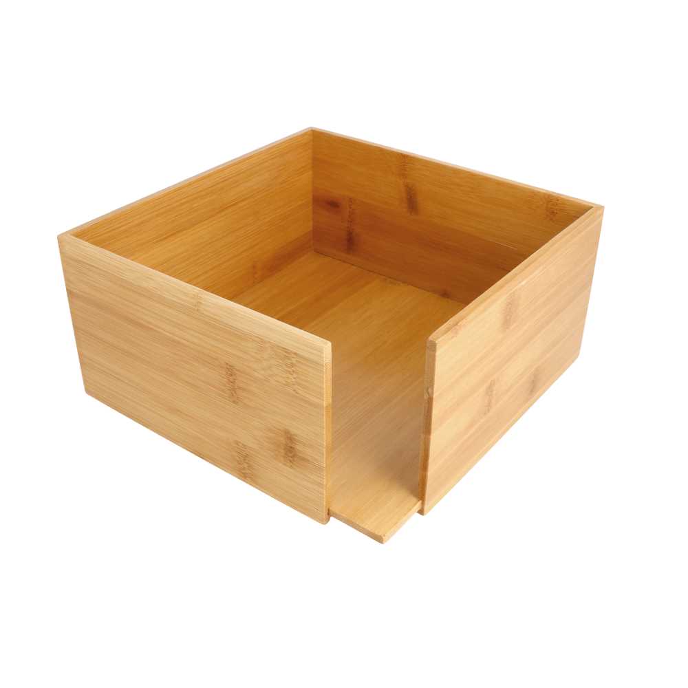 SERVILLETERO 21x21x10 CM NATURAL BAMBÚ (1 UNID.)