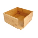 SERVILLETERO 21x21x10 CM NATURAL BAMBÚ (1 UNID.)