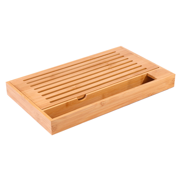 Plancha Para Pan 40X24X4 Cm Natural Bambú (1 Unid.)