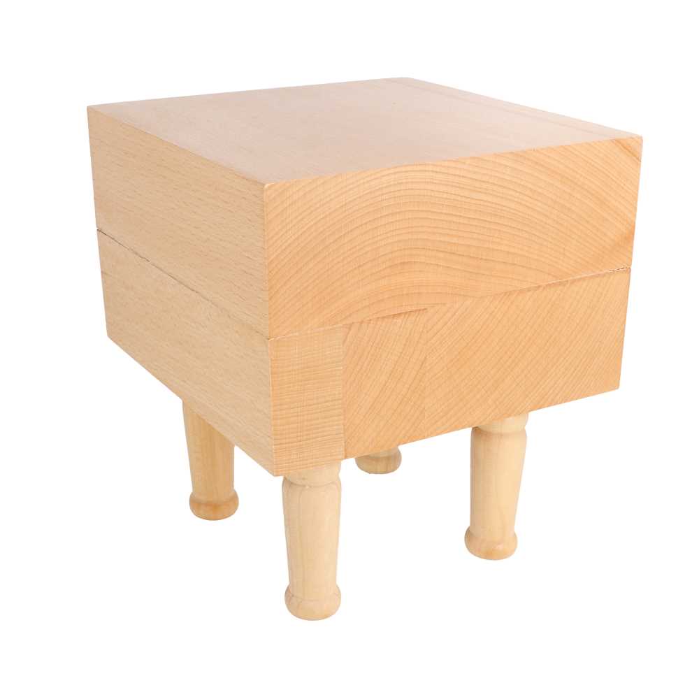 Elevador 15,25X15,25X17,5 Cm Natural Madera (1 Unid.)