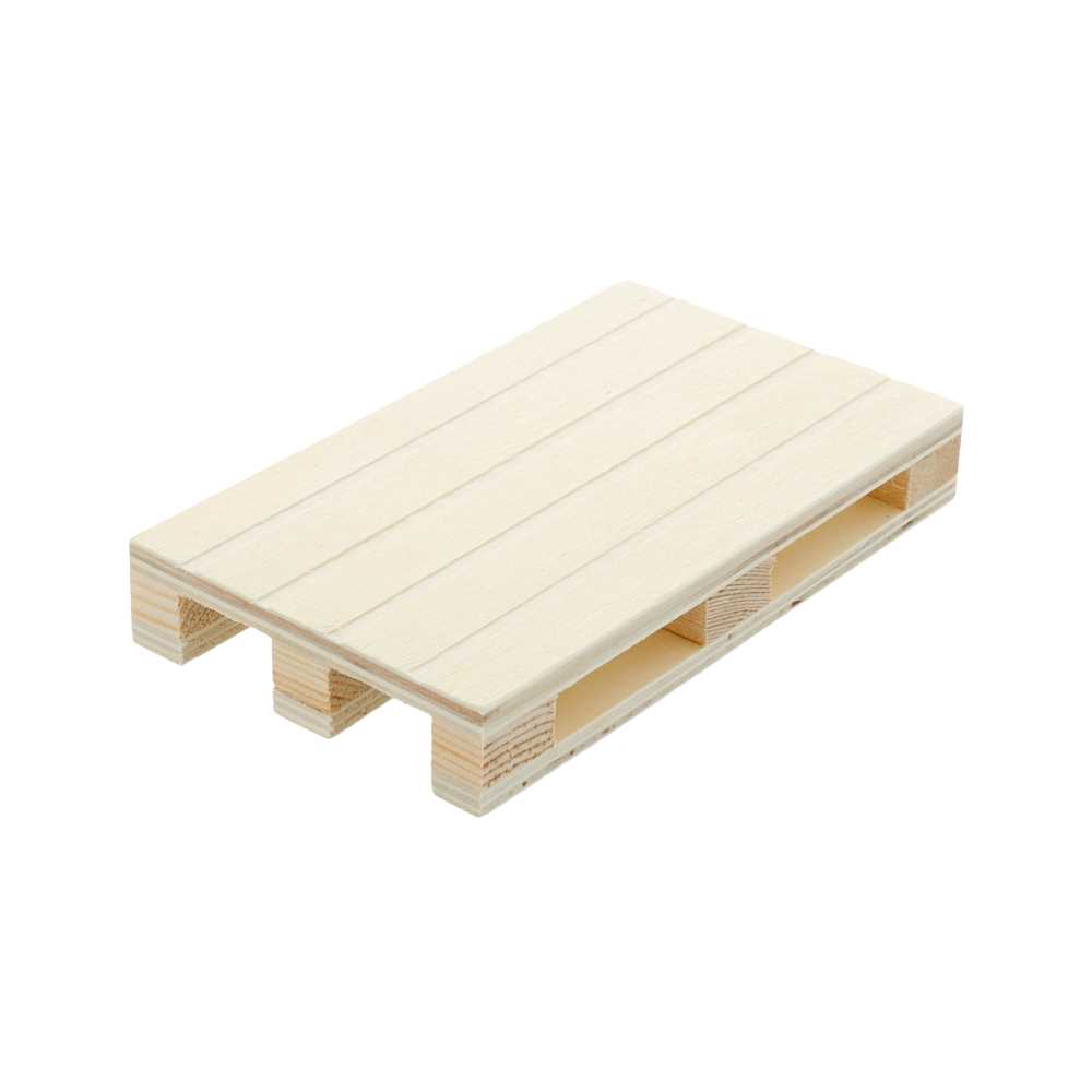 Mini Palet 13X8X2 Cm Natural Madera (40 Unid.)