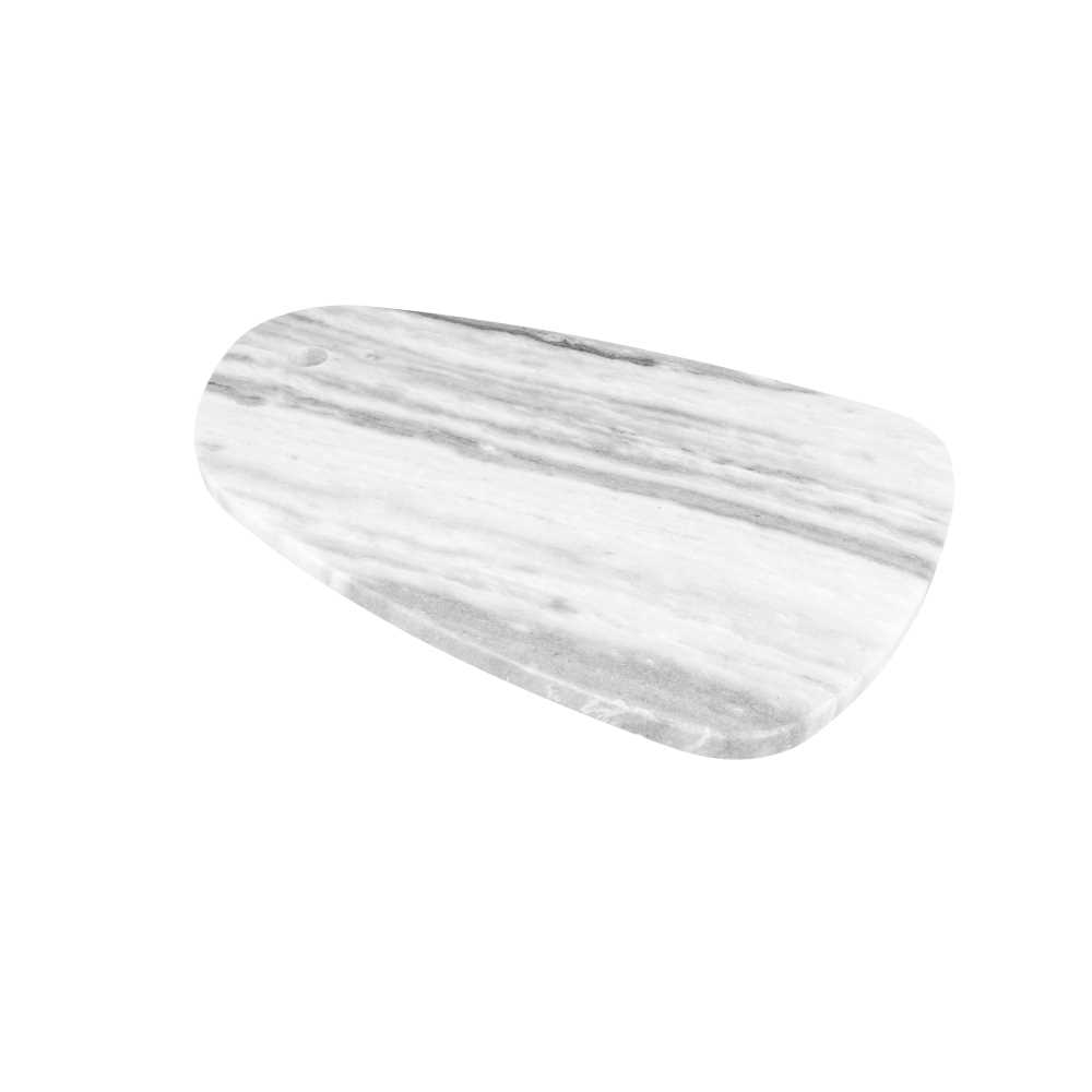 Tabla Cortar 35,6X23,1X1,2 Cm Gris Mármol (3 Unid.)