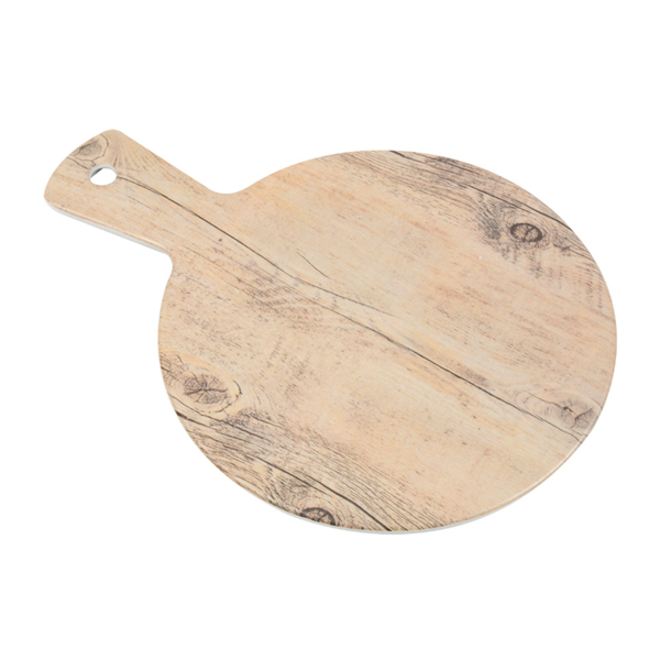 TABLAS REDONDAS CON ASA 'ASAMI WARE' Ø23x32x0,4 CM SÍMIL MADERA MELAMINA (6 UNID.)