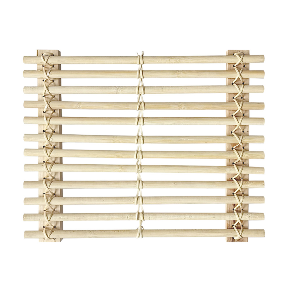 ESTERA PRESENTACIÓN 32,5x26,5 CM NATURAL BAMBÚ (10 UNID.)