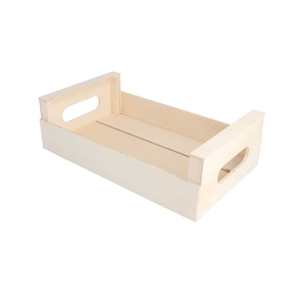 MINI CAJAS 25x15x7,5 CM NATURAL MADERA (20 UNID.)
