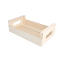 MINI CAJAS 25x15x7,5 CM NATURAL MADERA (20 UNID.)