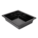 CUBETAS GN 1/2 32,5 x 26 x 6,5 (h) CM NEGRO MELAMINA (6 UNID.)