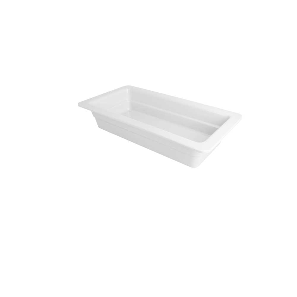 Cubetas Gn 1/3 32,5 X 17,5 X 6,5 (H) Cm Blanco Melamina (6 Unid.)