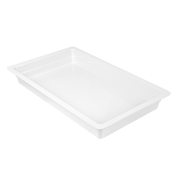 CUBETAS GN 1/1 53 x 32 x 6,5 (h) CM BLANCO MELAMINA (3 UNID.)