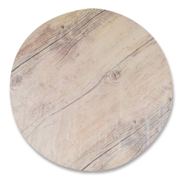 TABLAS REDONDAS 'ASAMI WARE' Ø 43 x 0,4 CM SÍMIL MADERA MELAMINA (3 UNID.)