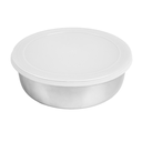 Bol Con Tapa 'Artinox' 730 Ml Ø16X5 Cm Plateado Inox + Ldpe (24 Unid.)