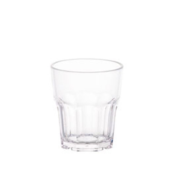 VASOS APILABLES 275 ML Ø 8,3/6x8,4 CM TRANSPARENTE POLICARBONATO (1 UNID.)