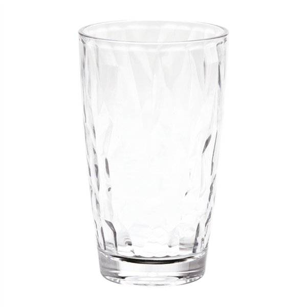 VASOS 480 ML Ø 8,5/6,1x14,3 CM TRANSPARENTE POLICARBONATO (6 UNID.)