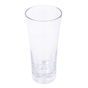 VASOS BASE GRUESA 480 ML Ø 8,2/6,1x18 CM TRANSPARENTE POLICARBONATO (12 UNID.)
