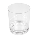 VASOS "WHISKY" 350 ML Ø 8,2/7,5x9,5 CM TRANSPARENTE POLICARBONATO (12 UNID.)