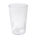 VASOS APILABLES 230 ML Ø 6,7/5,1x10,2 CM TRANSPARENTE POLICARBONATO (36 UNID.)