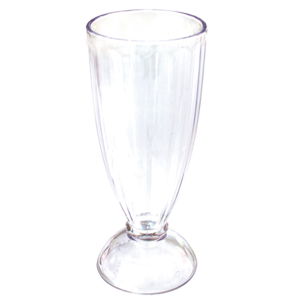 Vasos "V-Base" 420 Ml Ø 8/7,7X19 Cm Transparente Policarbonato (24 Unid.)