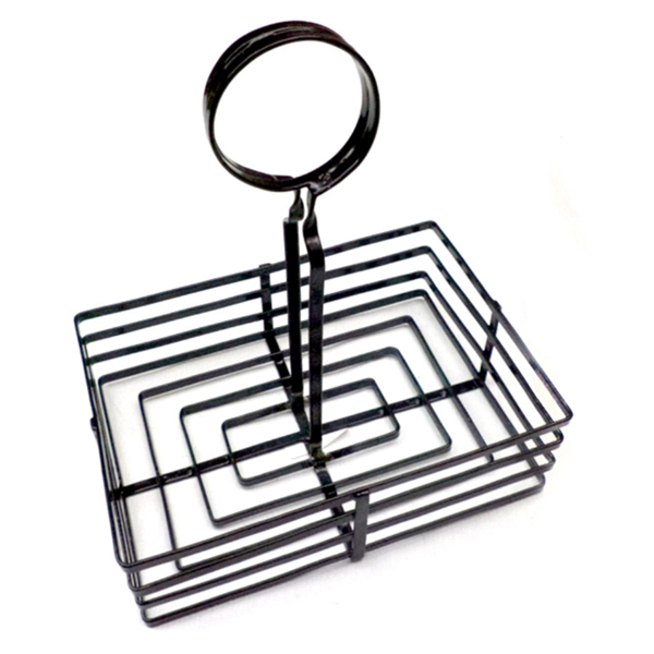 Cesta Condimentos 20,5X15X20 Cm Negro Hierro (1 Unid.)