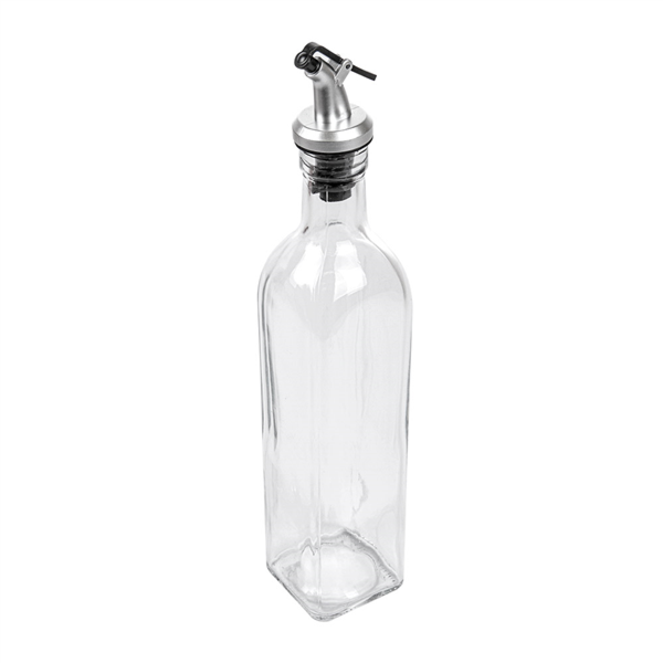 Aceitera 500 Ml 5,7X5,7X26 Cm Transparente Cristal (4 Unid.)