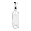 ACEITERA 500 ML 5,7x5,7x26 CM TRANSPARENTE CRISTAL (4 UNID.)