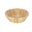 Cestas Símil Mimbre Redondas Ø 18X5 Cm Natural Pp (12 Unid.)