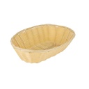 Cestas Símil Mimbre Ovales 25X16,6X7,5 Cm Natural Pp (12 Unid.)