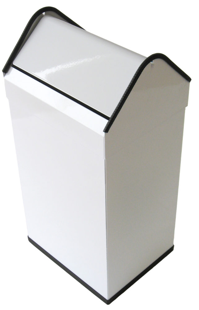 Papelera Basculante Pintada Areas Comunes