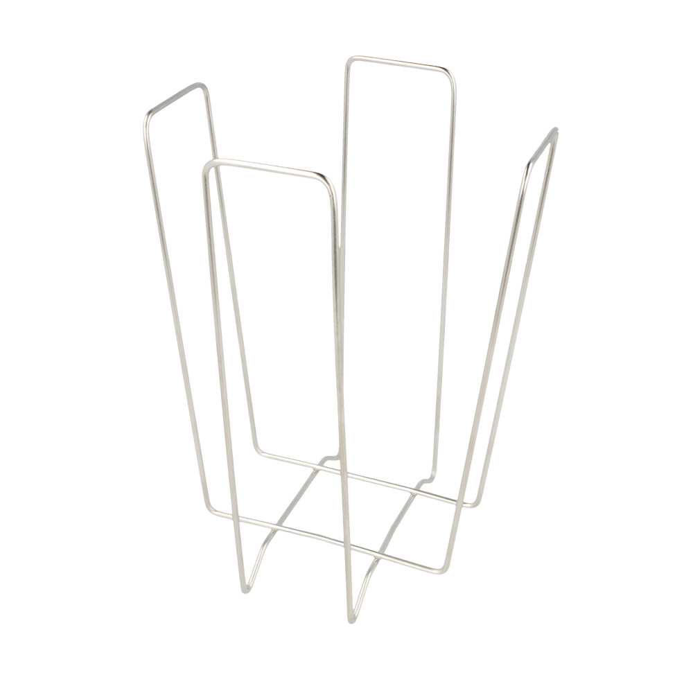 SERVILLETERO 11x11x18 CM PLATEADO INOX (1 UNID.)