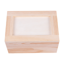 DISPENSADOR SERVILLETAS MINI SERVIS 15x11x8 CM NATURAL MADERA (1 UNID.)