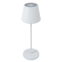 LÁMPARA LED INALÁMBRICA + DIMMER 4000 mAH Ø 11x35 CM BLANCO METAL (1 UNID.)