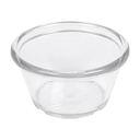 12 RAMEQUINES 90 ML Ø 7,5x4 CM TRANSPARENTE PET (1 UNID.)