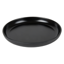 Platos Llanos 'Asami Ware' Ø 16X2 Cm Negro Melamina (6 Unid.)